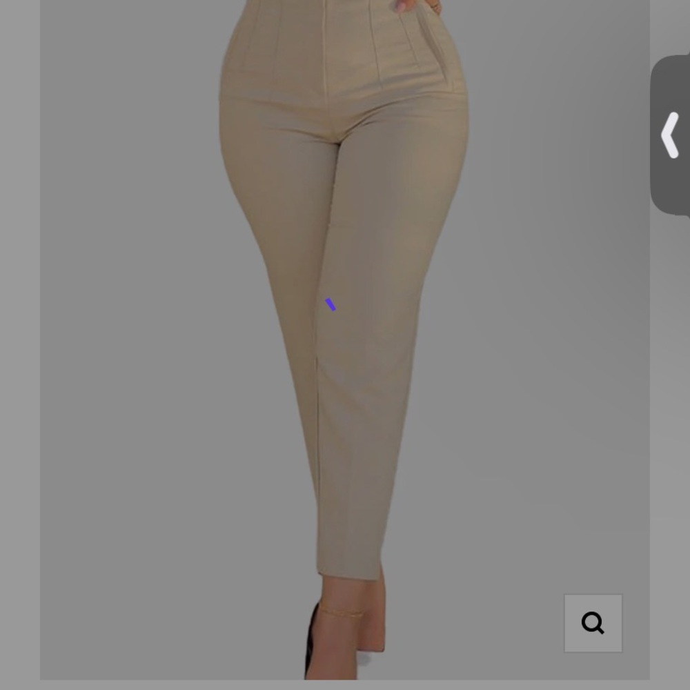 High-Waisted Black Pants